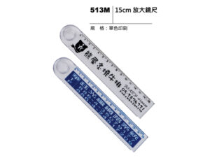 513M 15cm放大鏡尺