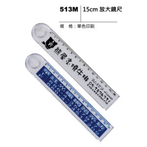 513M 15cm放大鏡尺