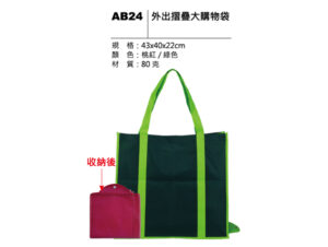 AB24 外出摺疊大購物袋