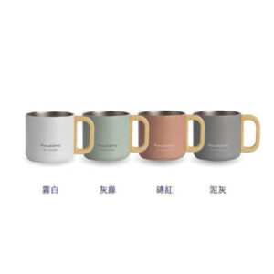 NP1-300 不鏽鋼木柄保溫杯