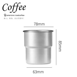 304不鏽鋼質感咖啡杯