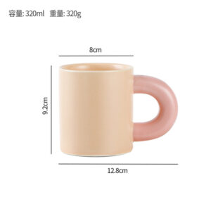 韓式撞色馬克杯